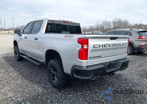 2021 Chevrolet Silverado 1500 4Wd Short Bed Lt Trail Boss from USA, damaged, VIN 1GCPYFED3MZ169548